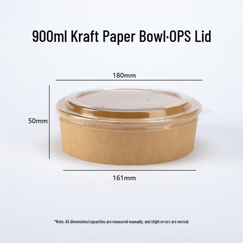 Einweg-Kraftpapier-Mikrowellen-Lebensmittelbehälter