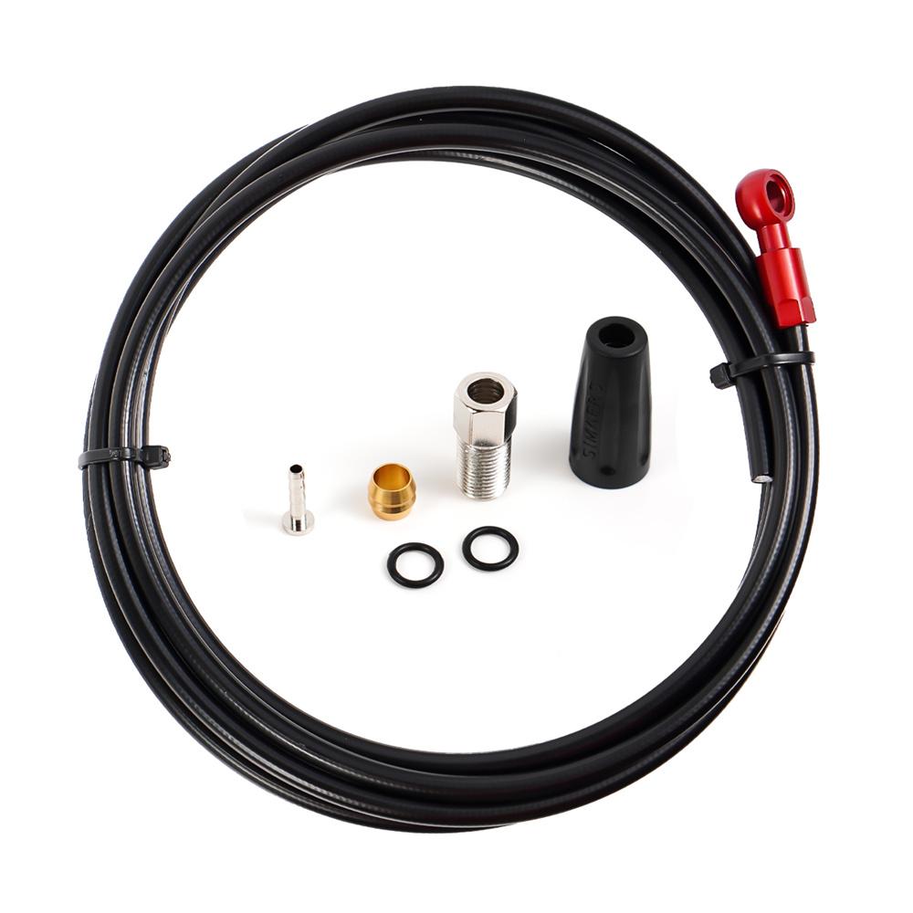 

CHOOEE Bike Hydraulic Brake Hose MTB Brake Tube 2M Bicycle Brake Fluid Hose Bike Brakes Accessories красный