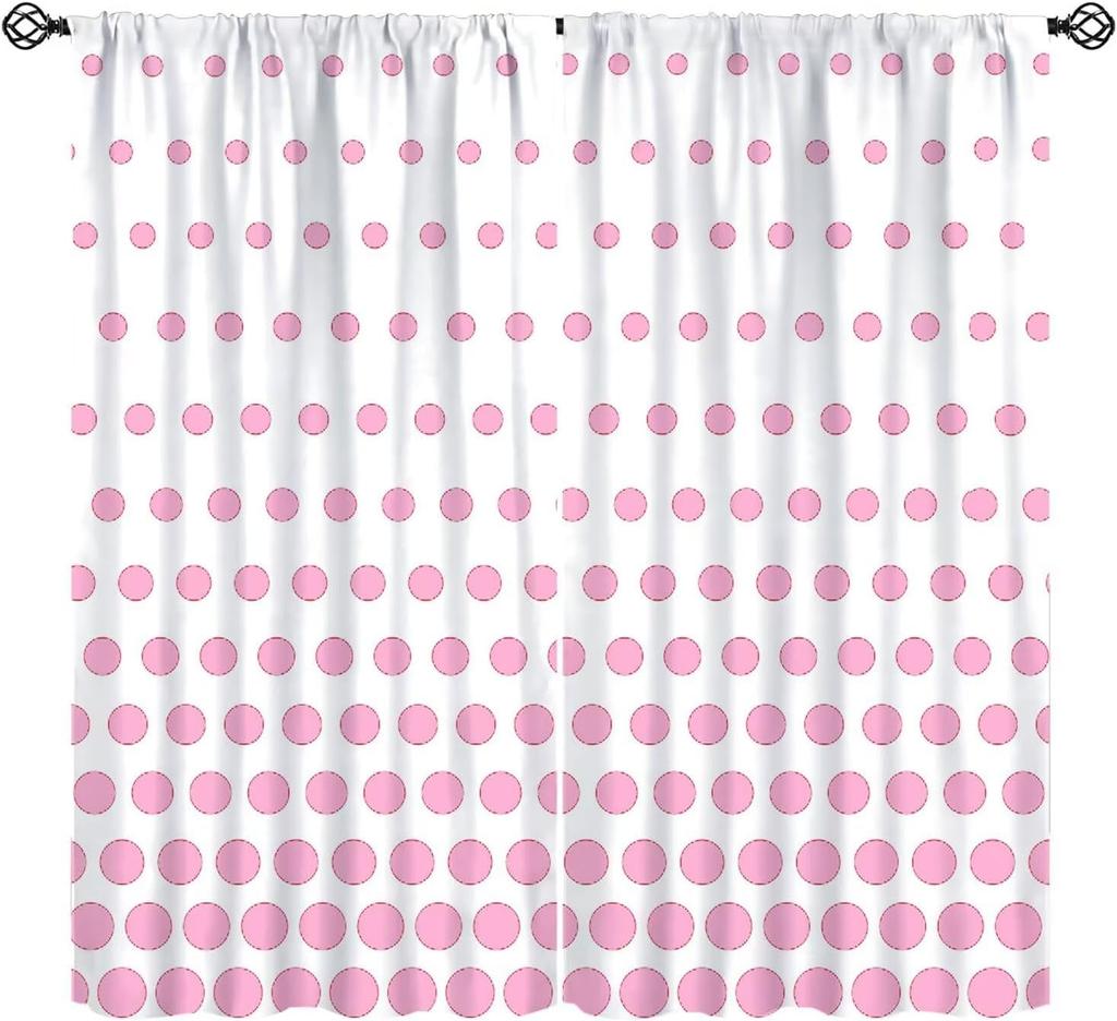 Mid-Century Vorhang, Gelb Vintage Abstrakt Boho Fensterdekoration Moderne Geometrische Kreise Kreisförmig Klassisch Retro 50er Jahre Bauernhaus