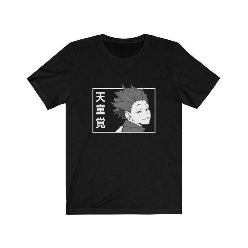 

Футболка Tendou Satori Футболка Haikyuu Рубашка Сираторидзава