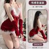 Domila Sexy Christmas Lingerie Seduction Robe Uniform Suit Pajamas Sex Passion Winter Bunny Generation