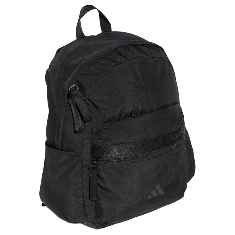 Adidas Polyester Backpack Medium Size Unisex Black Adidas IS5688