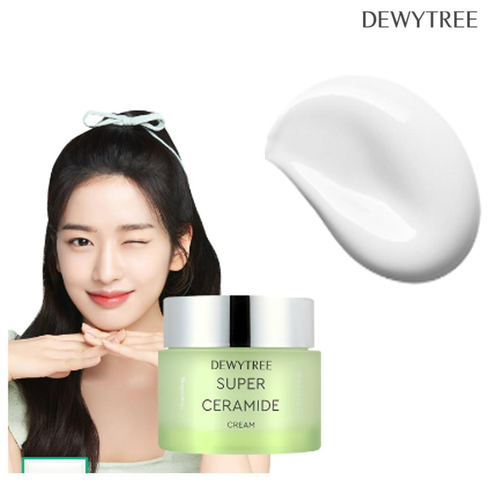 

DEWYTREE Крем Super Ceramide 50 мл, омолаживающий, восстанавливающий, осветляющий, увлажняющий, корейская косметика, Kbeauty, образец