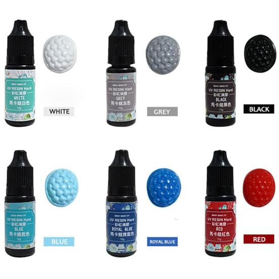 УФ Смола Клей Ультрафіолетового Затвердіння Барвник Пігмент DIY Ювелірні Вироби Ремесло Декорація
