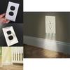 Smart Wall Outlet Cover Socket Plate With Automatic Led Night Light Sensor Function