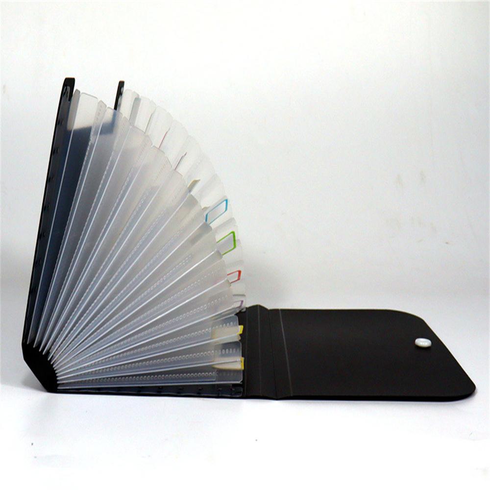 Mini A6 Ordner Wasserdicht Finanzrechnungen Kartenhalter Bargeld Rechnungen Finanzbeleg Aufbewahrungsorganizer Klassifizierungs-Geldbörse