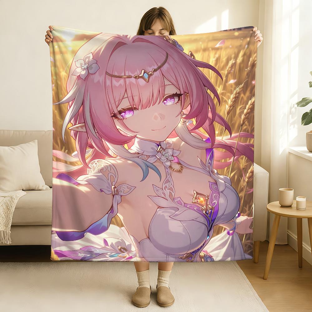 Spiel Honkai Star Rail Cyrene Decke Weich und Hautfreundlich Für Sofa Bett Nickerchen Tagesdecke Alle Jahreszeiten Steppdecke