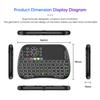 New M9 BT&2.4G Mini Wireless Keyboard 7 Backlit  Type-C Voice  IR Learning Air Mouse Remote Touchpad  for Android TV Box PC