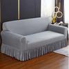 Pletené elastické potahy na pohovku s potiskem do obývacího pokoje se sukní Natahovací křeslo Pohovka Potah na rohy 1/2/3/4 sedadel