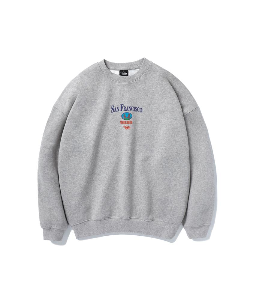 Peullukeu San Francisco Sweatshirt Gray Fmt3074