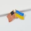 Ukraine EU USA Flag Lapel Pin Metal Badges National Rejuvenation In Ukraine Brooch Pins Cowboy Clothes Bag Pin Pride Accessories