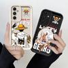 Capa de Celular de Silicone para Samsung Galaxy A16 A06 A03s A05 A20 A13 A11 A12 A05s A15 A04e A50 One Pieces D-Luffy