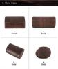Vintage Crazy Horse Leather Watch Storage Box - Two-Piece Handmade Travel Case