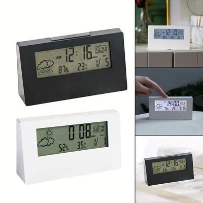 Termohigrometre Saat ile Hassas Sıcaklık ve Nem İzleme