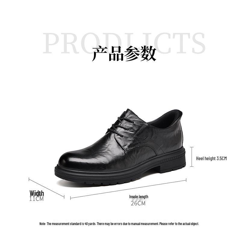Red Dragonfly Herren Leder Derby Schuhe – Echtes Leder für formelle Geschäftsanlässe & Hochzeiten