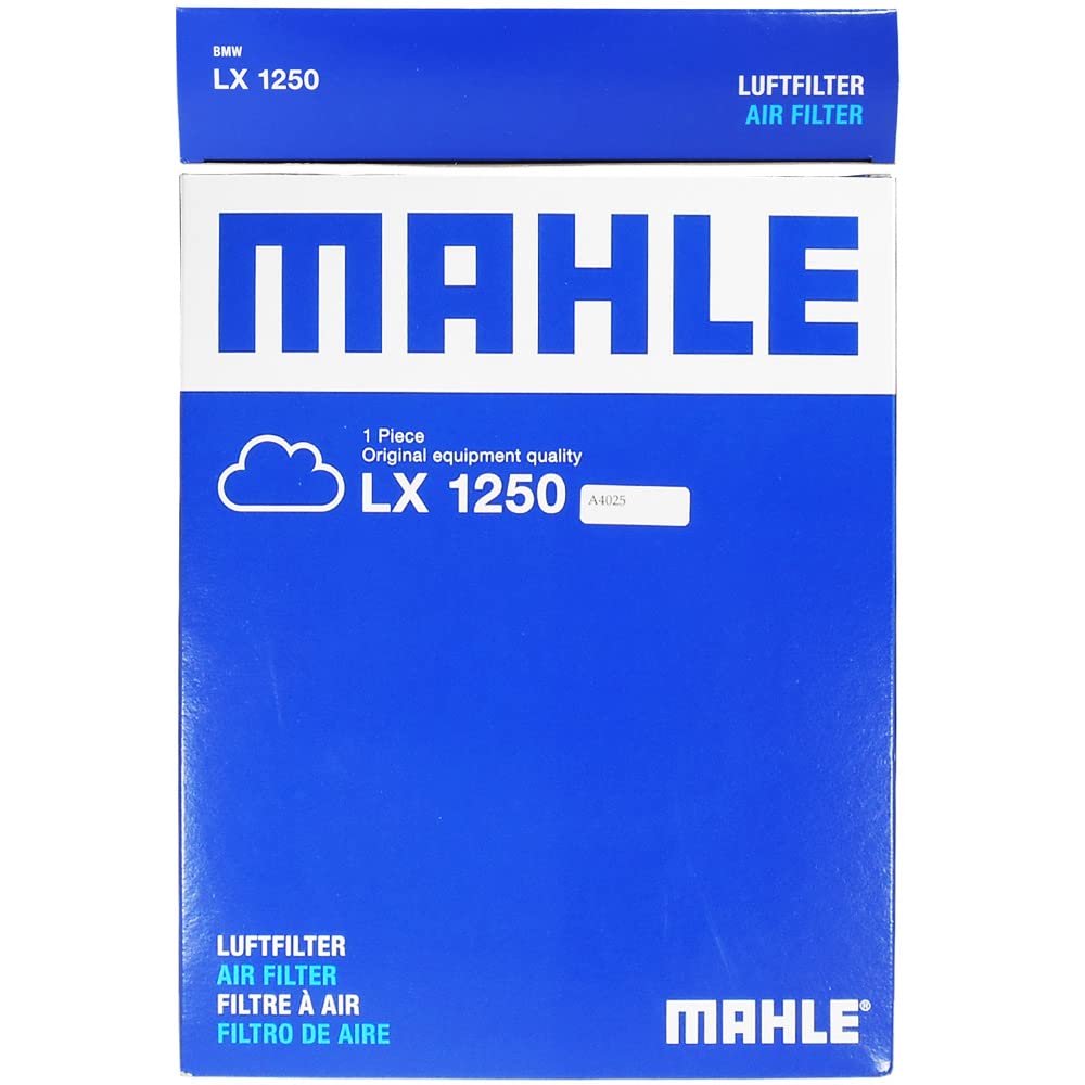 MAHLE Air Cleaner Filter for BMW Z4 xDrive and Roadster Part Model compatibility must be Made by the OEM filter X3, (E83, E85) 25si, 30si, 3.0si,