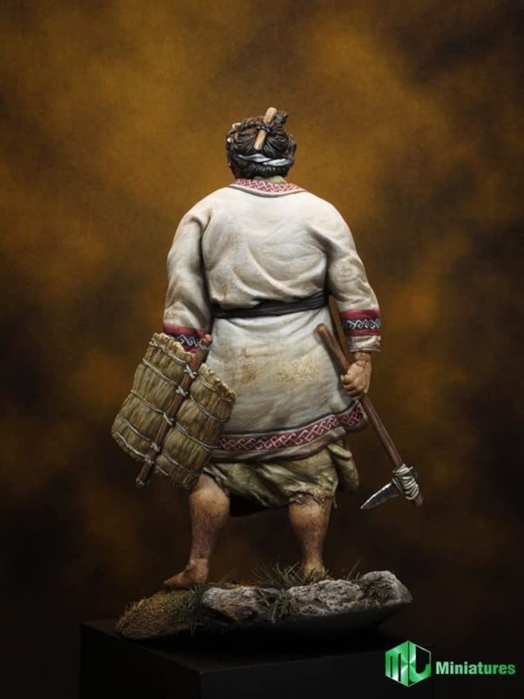 Tri Factory MJ Figure Series Ancient Zhou Dynasty Warrior Century BC Resin Kit Molded Color 15th-16th (75mm) MJ75-001