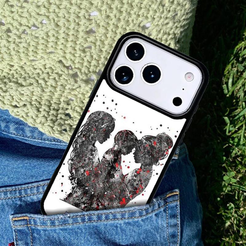 Mom Daughter Girl Son Dad Mobile Phone Case Compatible with IPhone 17 16 15 14 13 12 11Pro Max 17 Air Cover