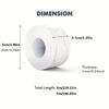 3M/118.11in-5M/196.85in Professional Mildew-proof Caulk Tape Decorative Countertop Shower Tile Sealer Self Adhesive Tape Kitchen