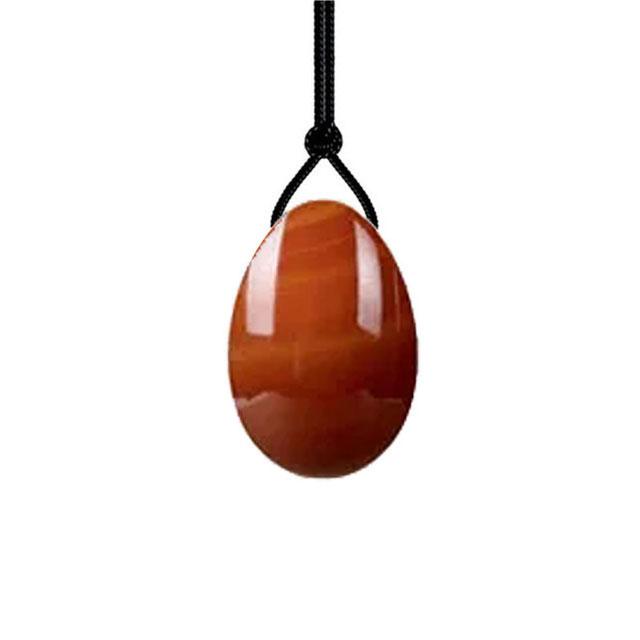 Yoni vejce Masážní kuličky z nefritu pro ženy Přírodní růžový křemen Krystal Kegelova cvičení Masážní přístroj svalů pánevního dna