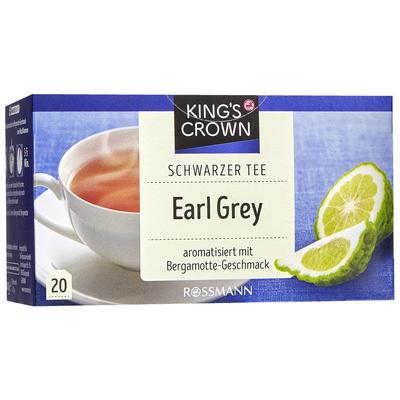 Rothmans King'S Crown Black Tea Earl Grey 20 Tea Bags