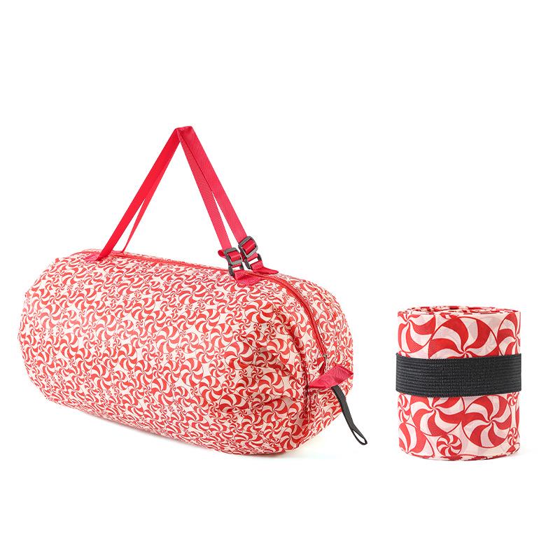 Foldable Portable Large Eco-Friendly Shopping Bag with Shoulder Strap