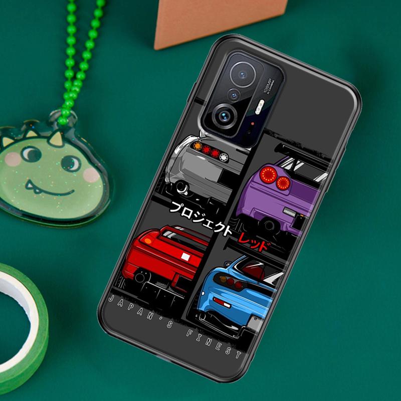 

Чехол для спортивного автомобиля JDM Drift для POCO F5 X5 X3 Pro X4 F4 GT F3 M5s C40 Чехол для Xiaomi 13 12 Lite 11T 12T Pro 12X POCO X3 NFC