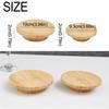 4Pcs Handmade Wine Glass Covers Leakproof Wooden Red Wine Lid Wine Glass Topper  Restaurants
