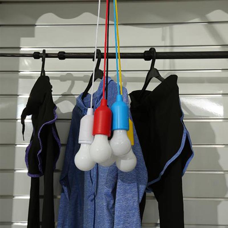 8 stücke LED Kabel Glühbirnen Tragbare Bunte Nachttisch Nachtlicht Batterie