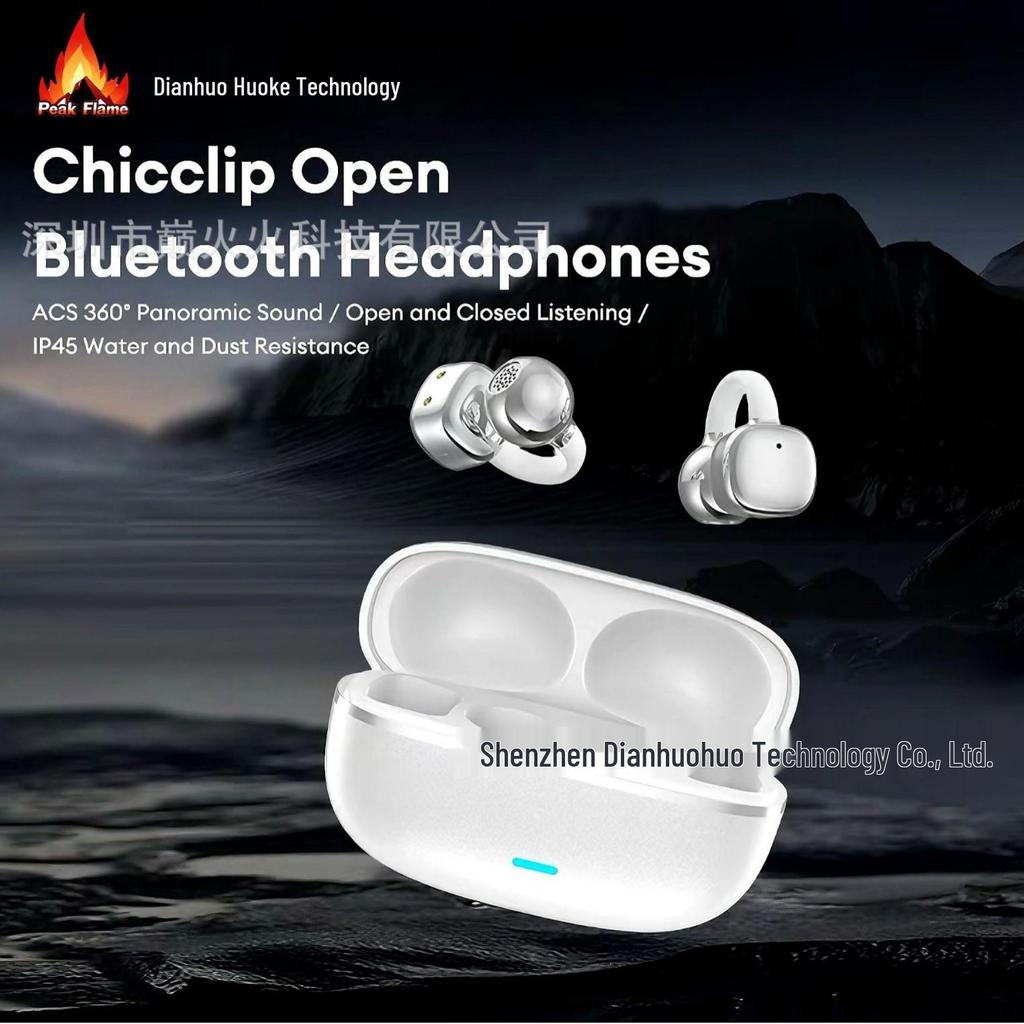 G17 Smart Bluetooth Translation Earbuds with Ear Clip - Sports Model, In Stock