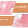 10Pcs Pink Shape Transparent Cake Container Lightweight Portable Mousse Box for Cake Cookie Bread Storage