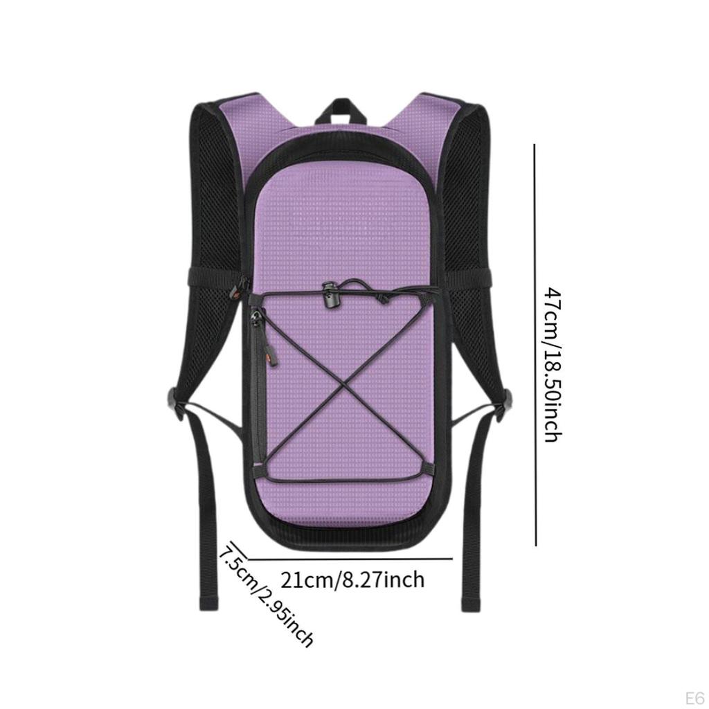 Kadın Erkek için Hidrasyon Sırt Çantası Günlük Çanta Hafif Su Torbası Taşınabilir Seyahat