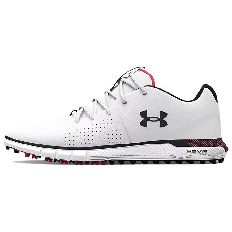 Under Armour HOVR Fade 2 Fabric Low Top Golf Shoes Men Sneaker White 3025379-100