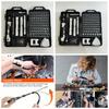 Schraubenmuttern Bits Set 115 in 1 Schraubendreher Set Magnetische Reparaturwerkzeuge Set Haushalt Professionell