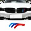 Fit For BMW 3-Series-GT 2013 2014- Front Bumper Mesh Grill Grille Strip 3PCS