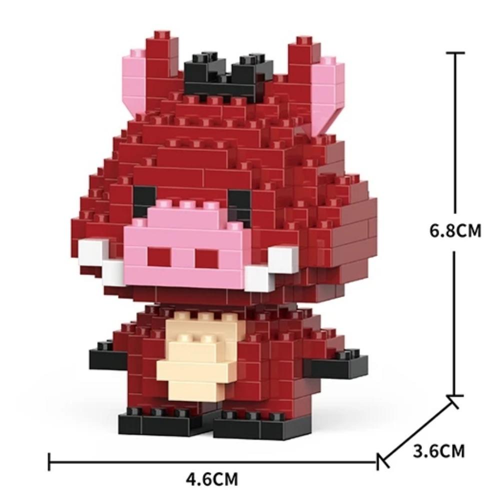 Disney Anime Princess Building Blocks Stitch Mickey Mouse mini Action toy Figures Blocks Toys Bricks Assemble Toys Kids Gifts
