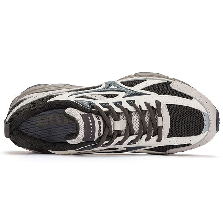 Mizuno Unisex Retro Breathable Running Shoes Black Grey D1GH223010