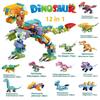 Dinosaur World Collectible Building Blocks With Interlocking Pieces For Children