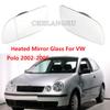 Mirror Glass New Door Rear Heated Mirror Glass For VW Polo Hatchback 9N 2002 2003 2004 2005 Car-styling