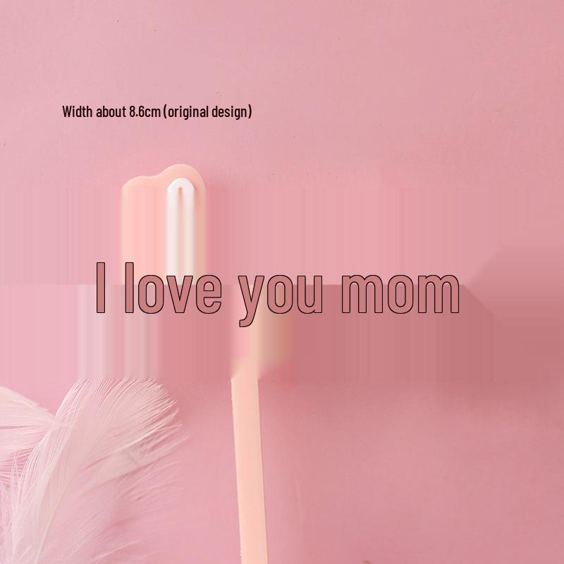 Theme Festival Celebration: Best Mom Pink & Red Acrylic Cake Topper Set