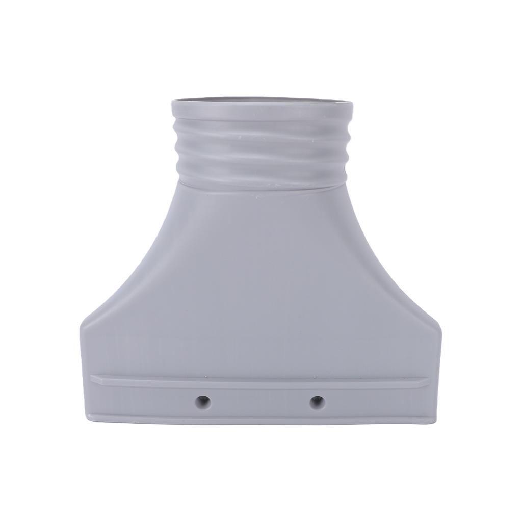 Portable AC Hose Connector Flat Hose Adapter for Air Conditioning Exhaust Ventilation Kit Tool Free Installation Space