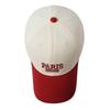 Kontrastfarbene Baseballkappe für Damen, Frühling und Herbst, mit Buchstaben bestickt, Sommer, Outdoor, Herren-Sporthut, Sonnenschutzhut, Pferdeschwanz-Panama-Kappe