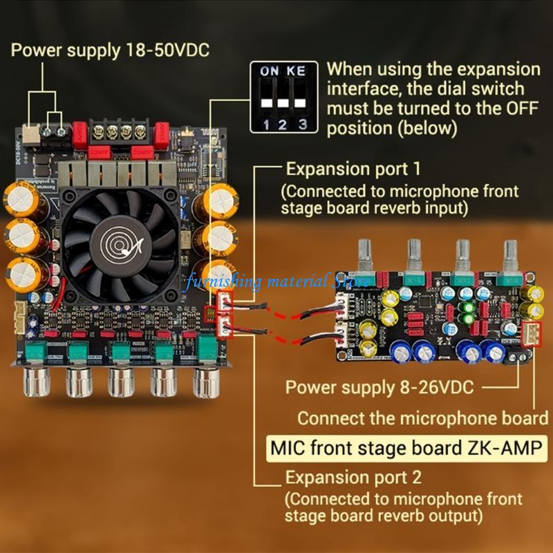Y5GD Amplifier Board With 112dB 24Bit ES9023 Decoders & Cooling System
