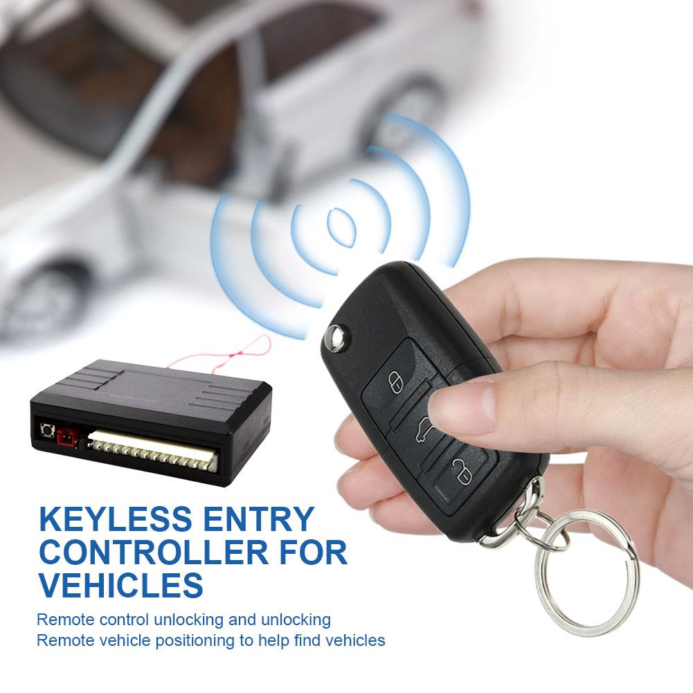 Remote Central Locking Kit DIY Universal Auto Remote Central Kit 12V Keyless Lock System Car Security System Car Alarm System