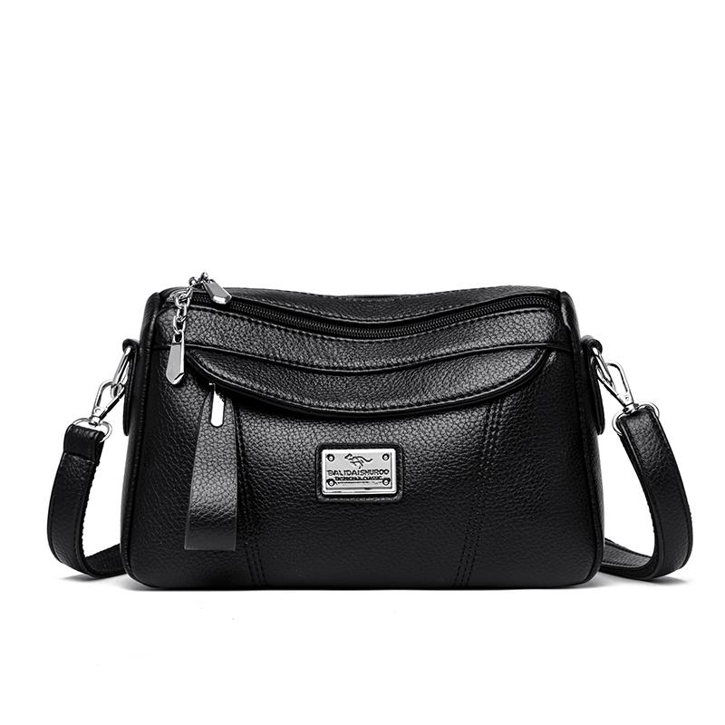 High Quality Soft Leather Women's Handbags Luxury Designer Female Boston Bag Luxury Large Capacity Shoulder Bags Sac A Main