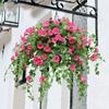 1 Bunch Simulation Hanging Flower Plastic Rattan Decorative Flower Hanging Wall Artificial Flower