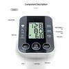 Oberarm Automatisches Blutdruckmessgerät Tragbares Digitales BD Sphygmomanometer Tonometer Tensiometer Herzfrequenz Pulsmesser für Dualen Benutzer Gesundheitswesen