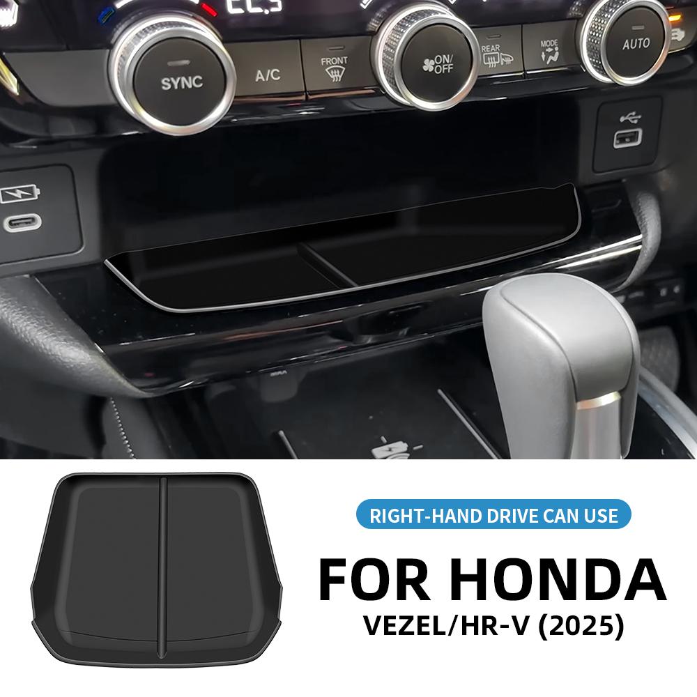 Tapis Central Caché Pour Honda Vezel HRV HR-V 2025 Boîte de Rangement Console Centrale Organisateur Étui Remplacement Accessoires Intérieurs de Voiture