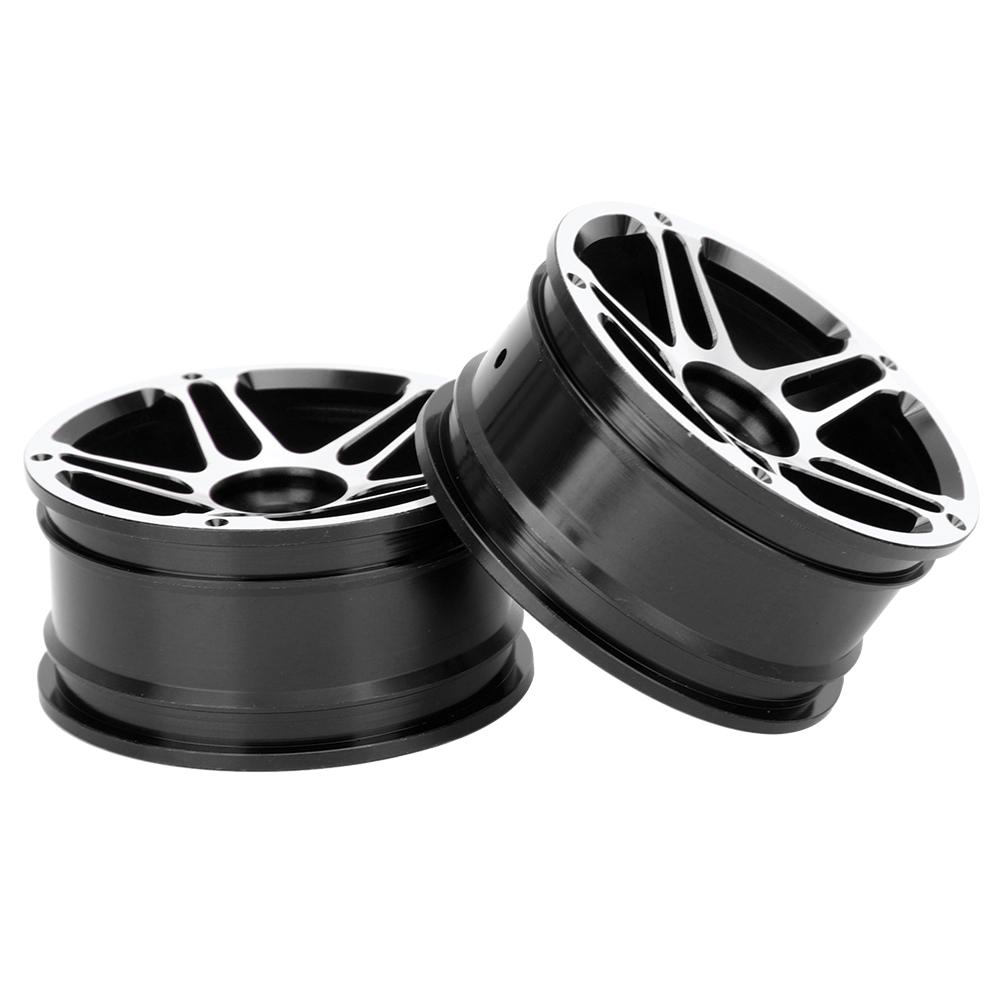 

4 шт. 1,9-дюймові металеві колісні маточини з алюмінієвого сплаву для 1:10 Пульт дистанційного керування RC Дрифтовий автомобіль для скелелазінняЧорний чорний