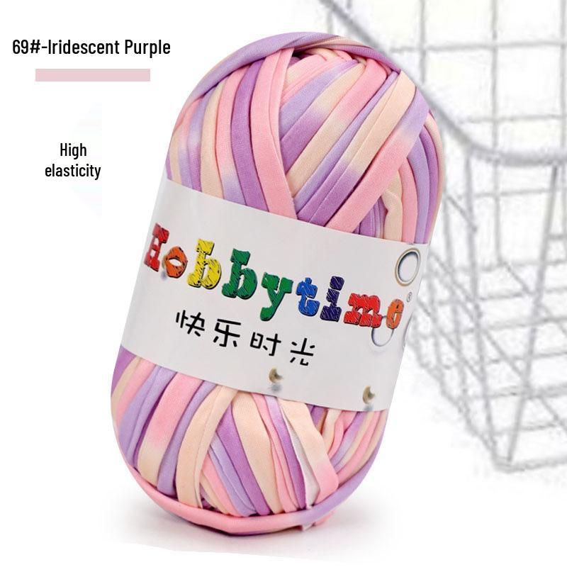 Cloth Strip Yarn DIY Crochet Kit: Handmade Bag, Knitting Material for Cushions, Carpets, and Dolls